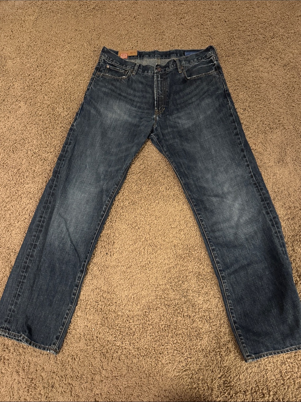 GAP Men's Dark Blue Loose Fit Jeans